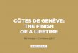Côtes de Genève is the most famous of all Fine Watchmaking finishes