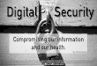 Flipbook assignment  digital security compromising our information and our health