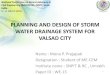 Planning & Design of Storm water Drainage system for Valsad city