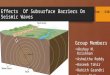 Effect of subsurface barrier on seismic waves