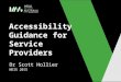 Accessibility Guidance for Service Providers