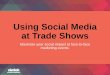 Exhibitor's Guide to Social Media Marketing