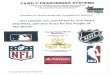 Family Franchise Systems: NBA, NFL, MLB, & NHL and Families & Friends