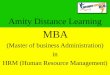 Amity distance learning MBA in HRM (human resource management)