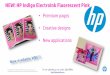 New Hp Indigo electro Ink Fluorescent Pink Example