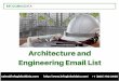 Architecture and engineering email list