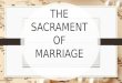 Rs 35: SACRAMENT OF MATRIMONY/ MARRIAGE