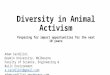 Diversity in Animal Activism by Adam Cardilini