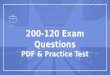 Cisco 200-120 | 100% passing guarantee on 200-120 Exam