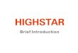 Brief introduction about highstar