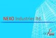 NEXO Industries ltd (Catalogue 2016)