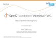 API Days 2016 Day 1: OpenID Financial API WG