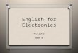 English for Electronics: Actions