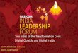 NASSCOM ILF 2016: The Two Sides of the transformation coin: Digital Outside and Inside