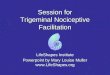 Session for Trigeminal Nociceptive Facilitation