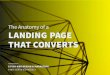 The Anatomy of a Landing Page That Converts