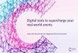 Digital tools to supercharge your real-world events. The internal communicator's digital toolkit seminar, 30 June 2016