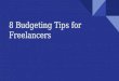 8 budgeting tips for freelancers   copy