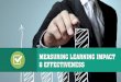 Measuring learning impact & effectiveness