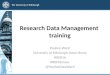 Research Data Management training with Open Educational Resources