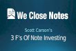 Lubbock REIA - 3 F's Of Note Investing