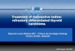 Treatment of radioactive iodine-refractory metastatic differentiated thyroid carcinoma