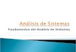 Análisis de sistemas y sistemas informáticos