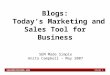 Blogging to Market Your Business