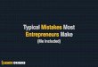 Los errores más comunes de los emprendedores