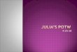 Juliaâ€™s potw 4-25
