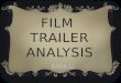 Horror trailer analysis