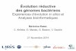 PhD defense - Evolution réductive des génomes bactériens par expériences d'évolution in silico et analyses bioinformatiques