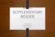 SSLC supplementary reader