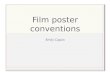 Film poster conventions