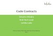 Code contracts by Dmytro Mindra