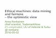Ethical machines: data mining and fairness – the optimistic view