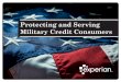 Protecting and Serving Military Credit Consumers