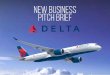 Delta Airlines - New Business Pitch Brief