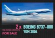 BOEING B737-800 YOM 2004 - USED (PDF)
