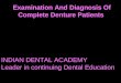Examination and diagnosis of cd patients