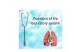 Lecture 5   disorders of respiratory system