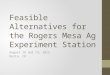 Rogers Mesa Ag Research Site Feasibility Study
