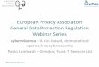 WISER for the European Privacy Association GDPR Webinar Series