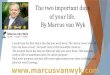 Marcus' motivational minute  - The two most important days in your life