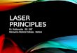 Lasers in medicine,  basic principles and application