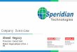 Speridian Company Profile Overview