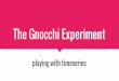 The Gnocchi Experiment