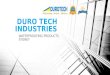 Duro Tech Industries Waterproofing Products Sydney