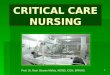 Critical care   design and facilities
