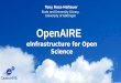 Tony Ross-Hellauer: eInfrastructure for Open Science